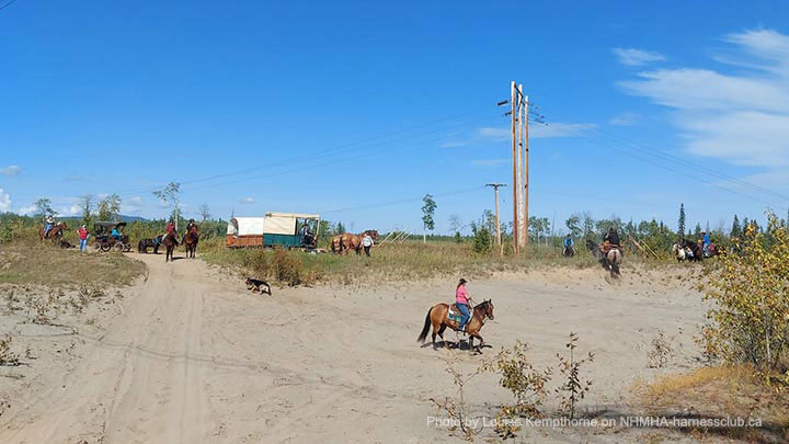 Wagons, Horses and Riders